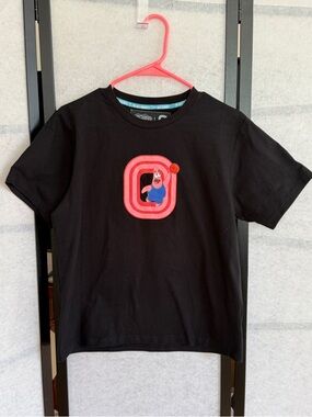 SpongeBob x Overtime Patrick Star Graphic T-Shirt Youth XL Black Nickelodeon